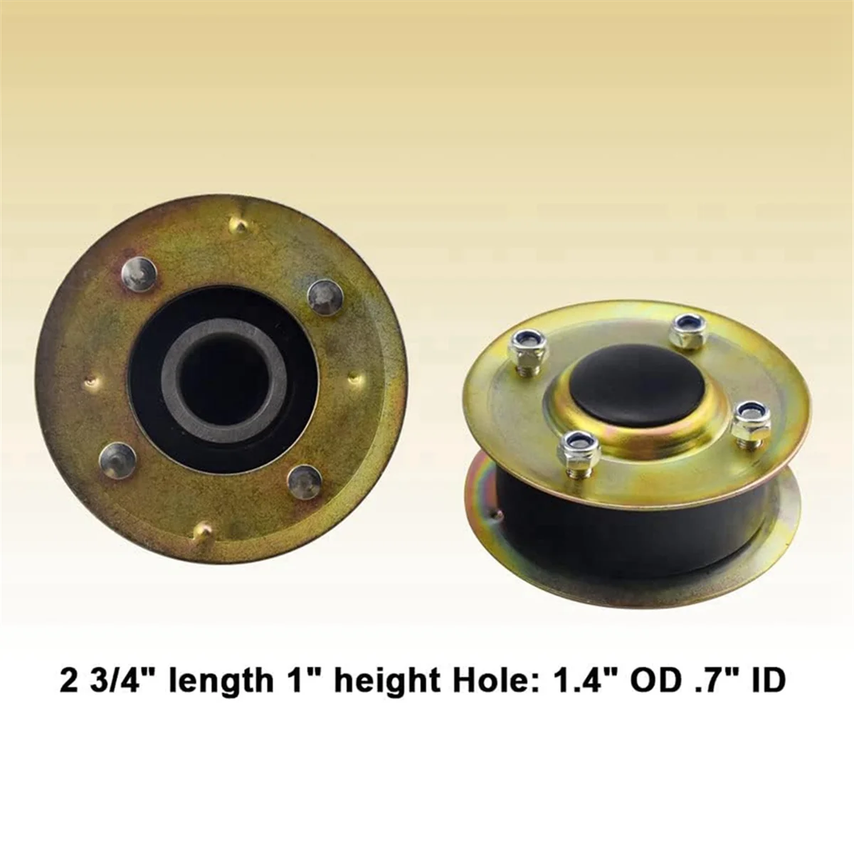 Langlebiges 131-4529 125-2532 Riemenscheiben-Set, kompatibel mit Toro 30 Zoll Timemaster