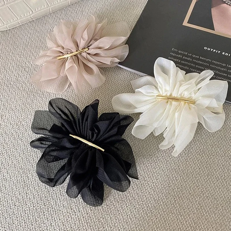 Hair bow clip accessories korean for girl women pin flower fairy Yoga vintage colets wholesale fascinator new barrette Headdress image 2