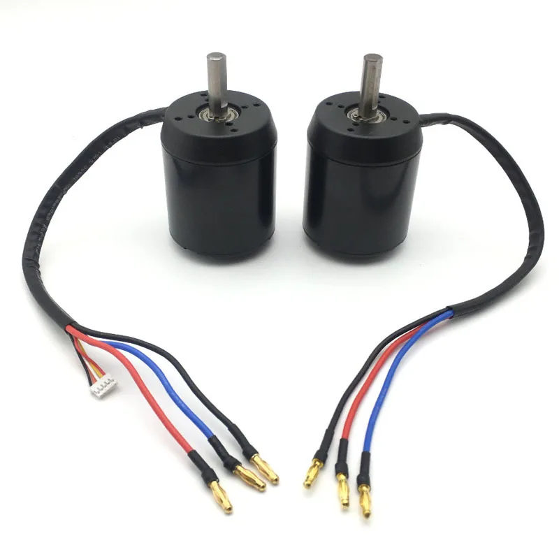 

24-36V 6384 120KV BLDC outrunner brushless 10mm shaft motor SL sensored sensorless for electric balancing scooter skateboard