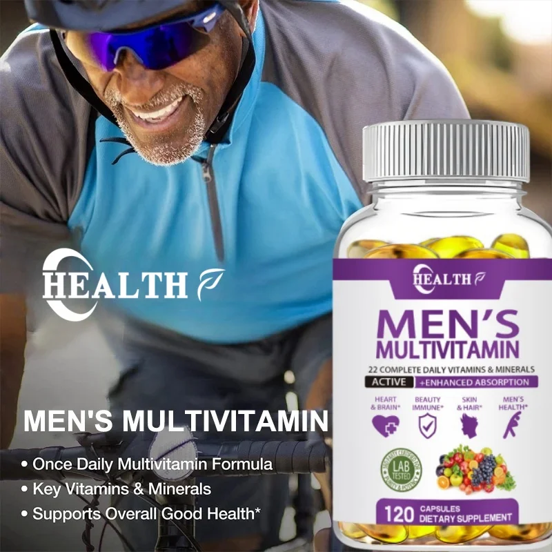 Men\'s Daily Multivitamin - for immunity, energy, weight management support and overall health - Dietary Supplement