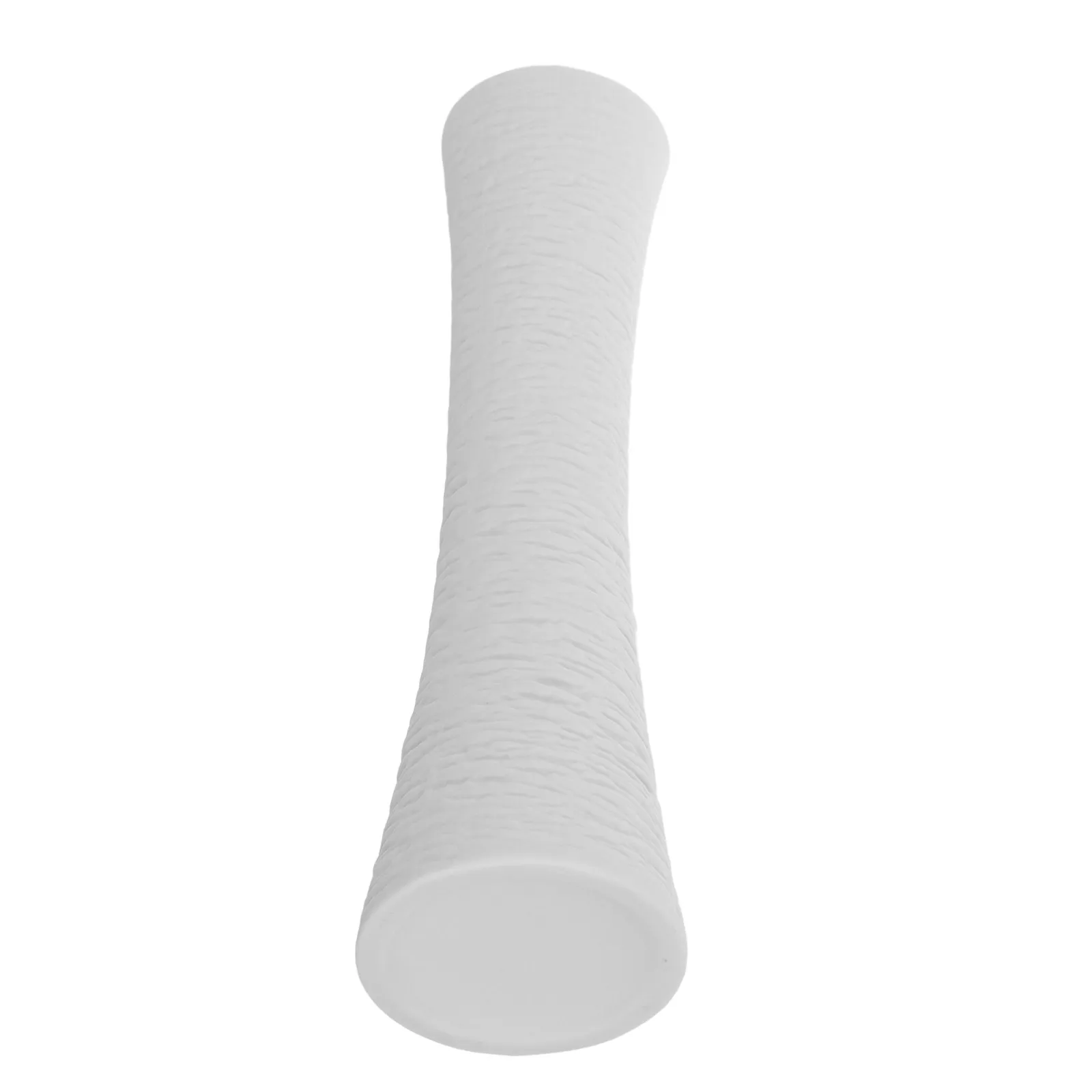 Modern Ceramic Ribbed Cone Vase Large Opening Decorative Tall Flower Vase for Pampas Grass Dried Fresh Floral Arrangements Home view 4