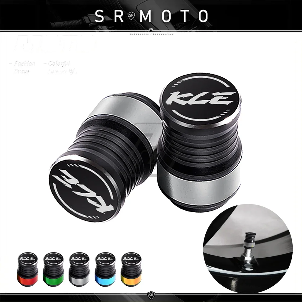 Motorcycle Accessories Wheel Tire Valve Caps Covers Case for Kawasaki KLE 250 400 500 650