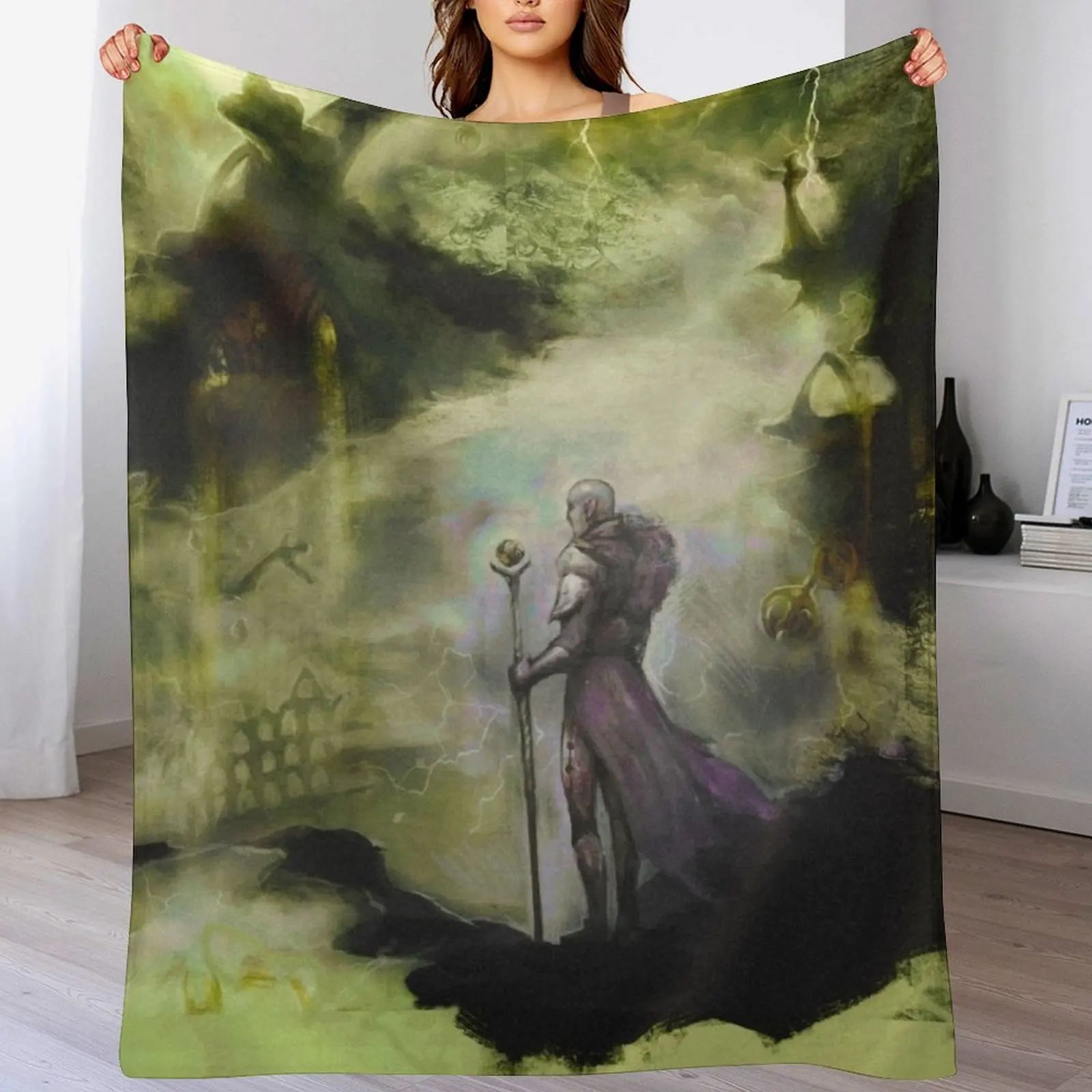 New Here Lies the Abyss Throw Blanket Hairys Comforter for babies Blankets