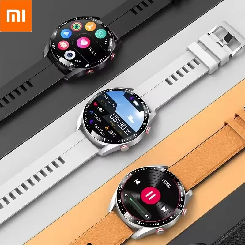 2025 XiaomiSmartWatch 1.41 بوصة Amoled NFC GPS ساعة ذكية معدل ضربات القلب جهاز تعقب للياقة البدنية الرياضة مقاوم للماء ساعة