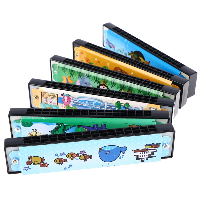 Cartoon 16 Holes Cute Harmonica Musical instrument Kids Educational Toys