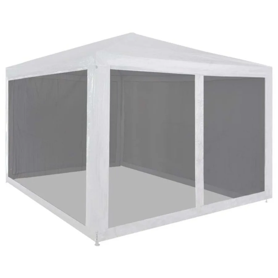 

Party Tent with 4 Mesh Sidewalls 9.8'x9.8'