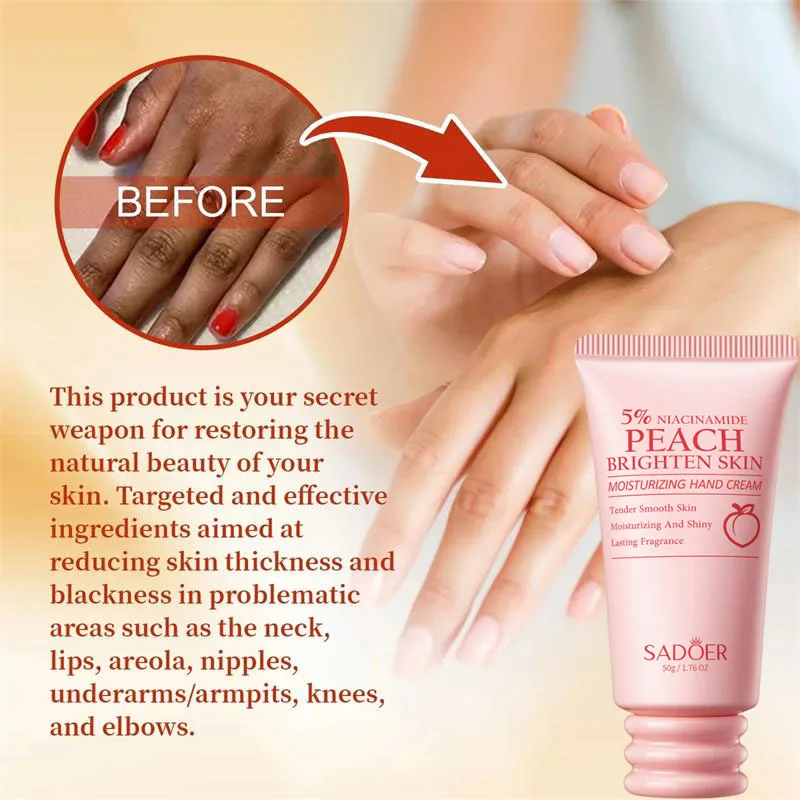 Fast Brighten Dark Knuckles Cream Whiting Hand Cream Lighten Melanin Stains Corrector Hand Anti Crack Soften Moisturize Product