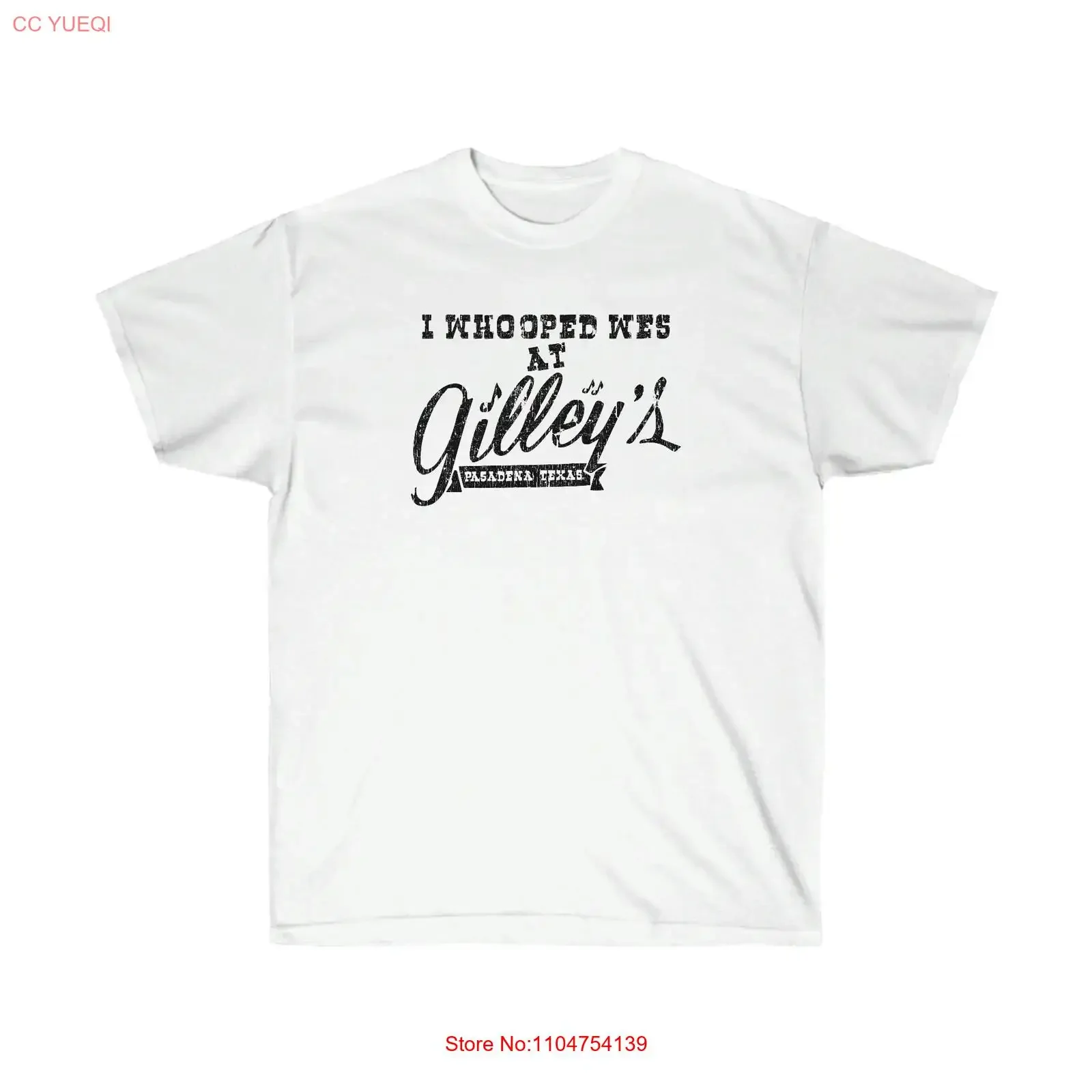 Vintage I Whooped Wes at Gilley's Texas Honky Tonk t shirt Pasadena club country music 80's retro Tent Revival Outlaw vintage