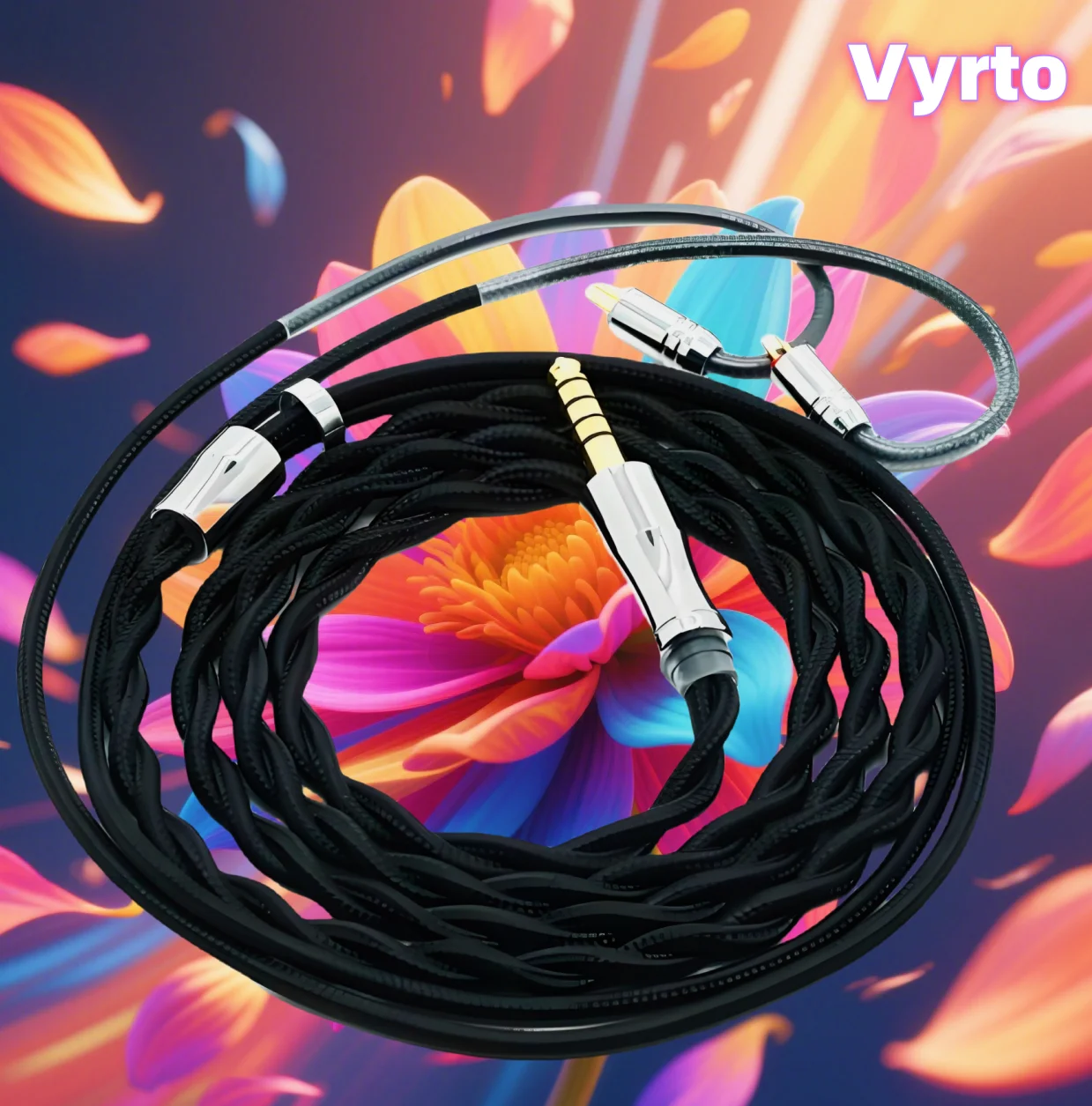 

Vyrto-10 IEM CABLE OXYGEN FREE COPPER COPPER COTTON YARN WOVEN HIFI CABLE, SUITABLE FOR A2DC/MMCX/IE80/2PIN 0.78/IMSERIES/KZ-QDC