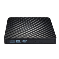 External CD DVD Drive, USB 3.0 and Type-C Portable CD DVD +/-Rw Drive Reader, DVD/CD ROM Burner Rewriter, DVD