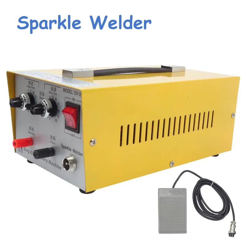 Handheld Laser Spot Welder Jewelry Welding Machine Necklace Pulse Spot Welder DX-30A
