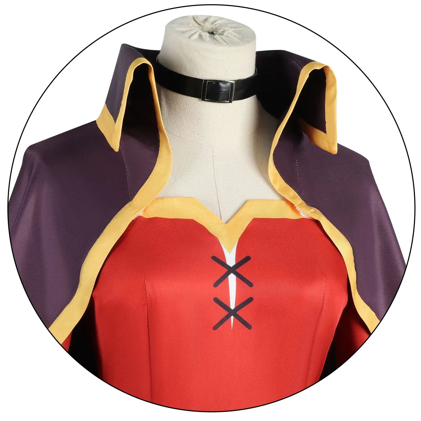 Anime Megumin Cosplay Costume Women Sorceress Dress Outfits Megumin Cos Wig Halloween Cos Costumes