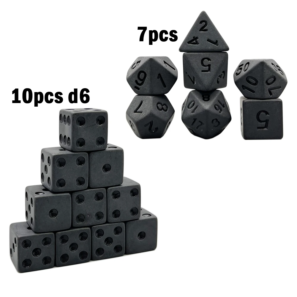 Custom Dice Game Cube Dice D6 High Quality Acrylic Dice Matt Effect Retro Style For DND Games RPG Roll Playing Games Accessories