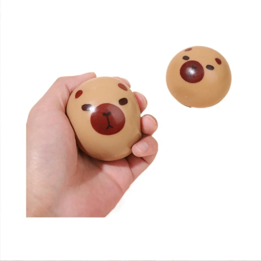 1PC Funny Squeeze Toy Slow Rebound MIni Capybara Cute Decompression Doll Soft Mud Stress Relief Release Anxiety Toy Toy