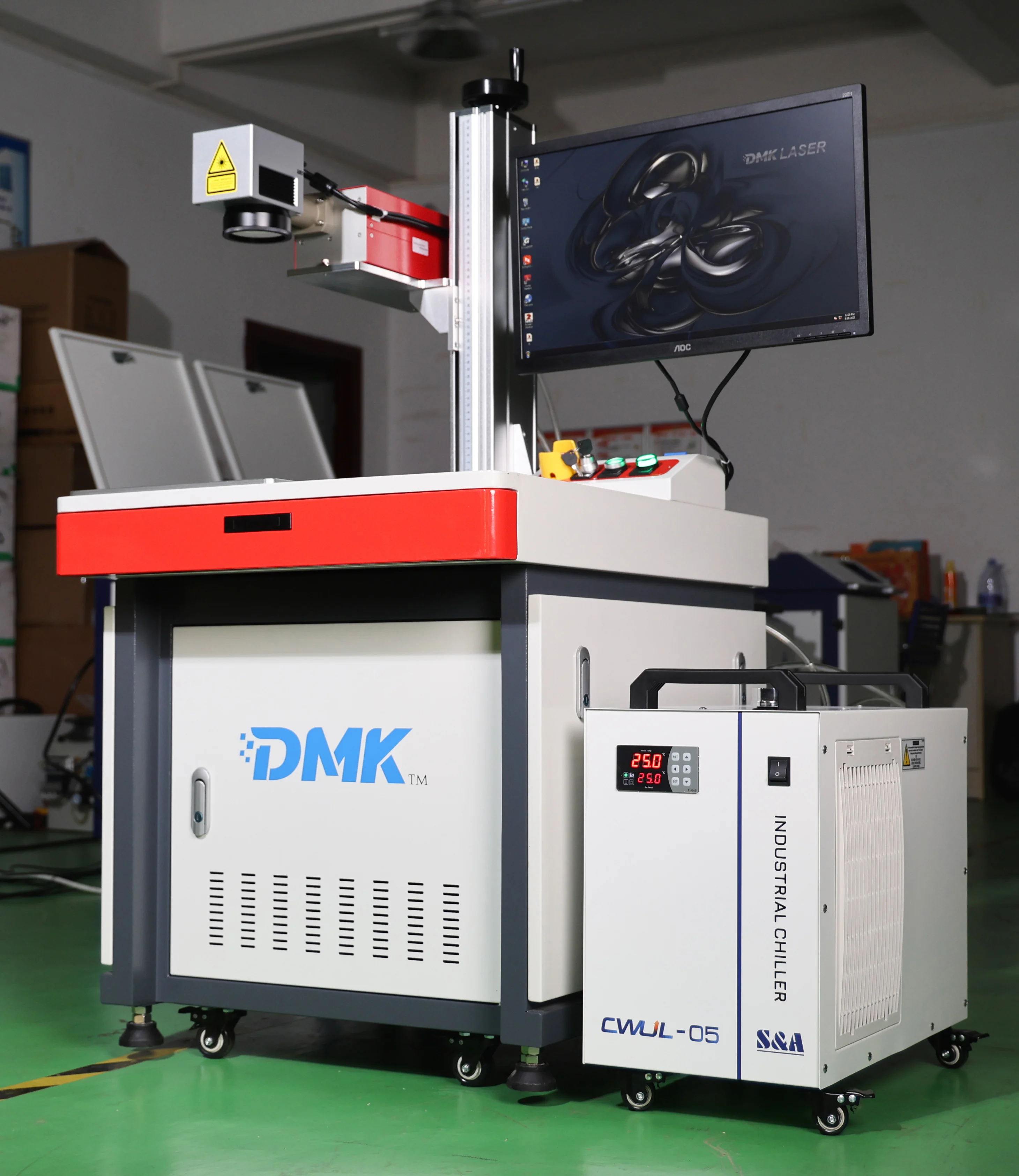 DMK UV Fiber Lasermarkeermachine