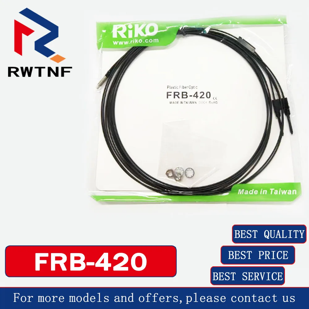 Brand New Genuine FRB-420 RIKO M4 reflective fiber optic sensor long-distance detection,100% original warehouse stock