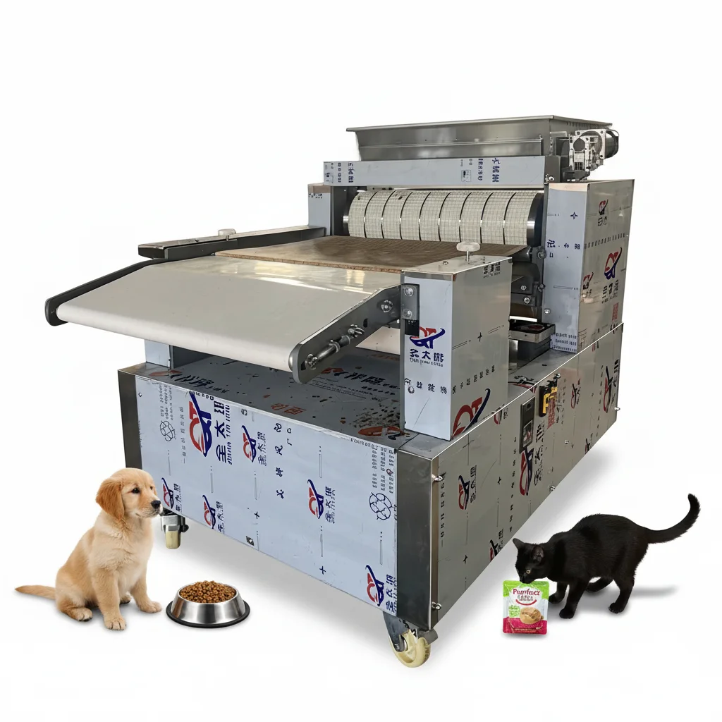 Stainless Steel Cold Cold Press Pressed Baked Pet Dog Cat Machine Plant Dry Wet Dog Cats Food Extruder
