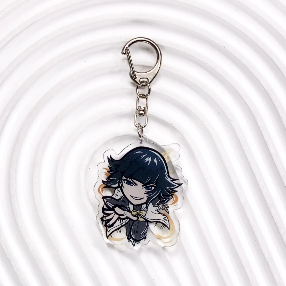 شخصيات أنيمي بليتش الاكريليك سلسلة مفاتيح السيارة اكسسوارات Kawaii حقيبة سحر الإبداعية على ظهره قلادة كيرينغ هدايا للأصدقاء #4