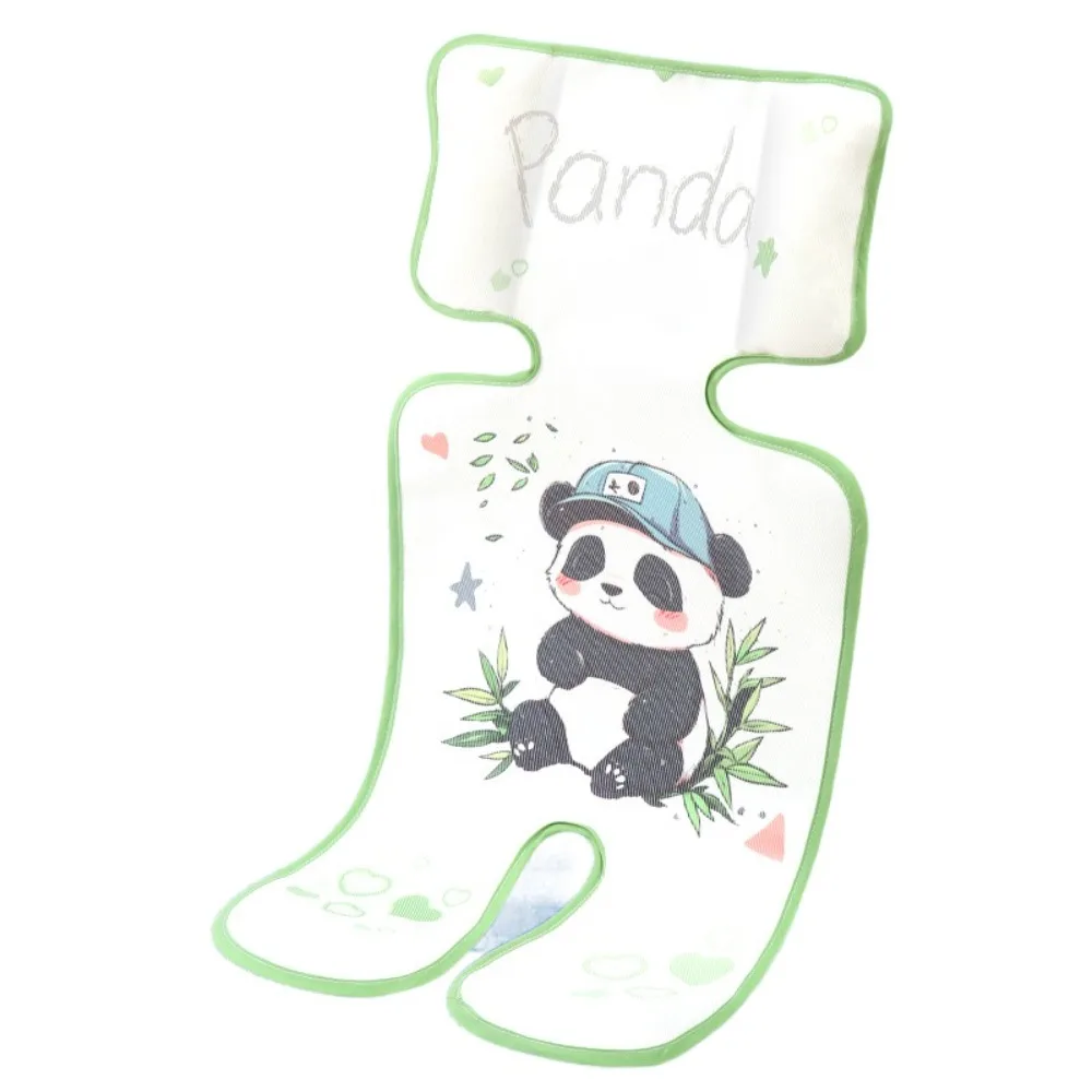 

Cartoon Animals Pram Cooler Mat Rabbit Seat Liner Baby Stroller Mat Panda Breathable Ice Silk Universal Seat Cushion Kids