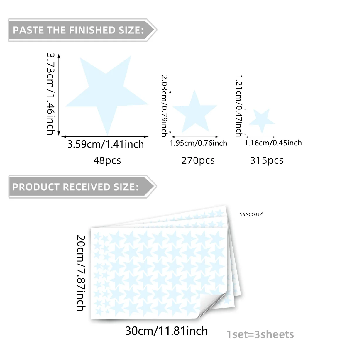 Luminous Stars DIY Wall Stickers Living Room Bedroom Home Children's Room Luminous Wall Stickers