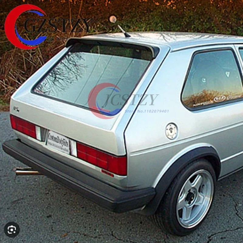For Volkswagen Golf 1 Golf1 Mk1 Rabbit Citi Standard 1974-1983 Car Rear Roof Spoiler Splitter Rear Trunk Lip Cap Spoiler Wing view 4