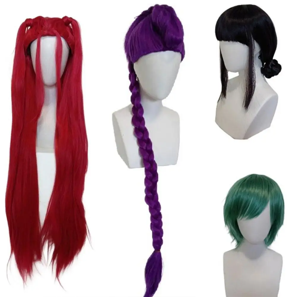 KPOP Dämon Hunter Rumi Cosplay Kostüm Perücke Mira Zoey Bühne Uniform Perücke Halloween Cosplay Zubehör