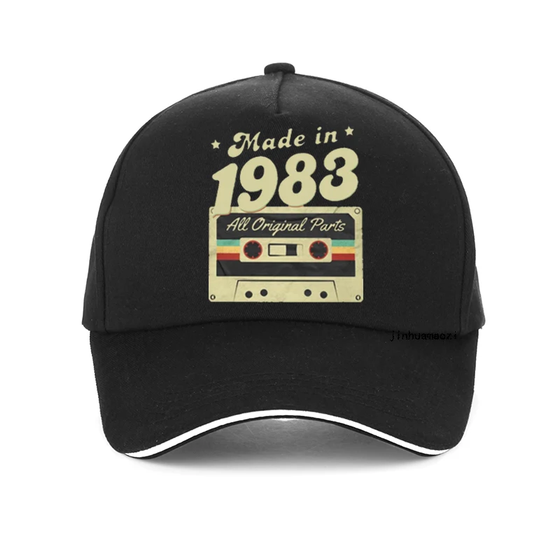 

Funny Vintage Made In 1983 Baseball Cap Summer Style Funny Men Women Hip Hop Hat Adjustable Gym golf Caps gorro