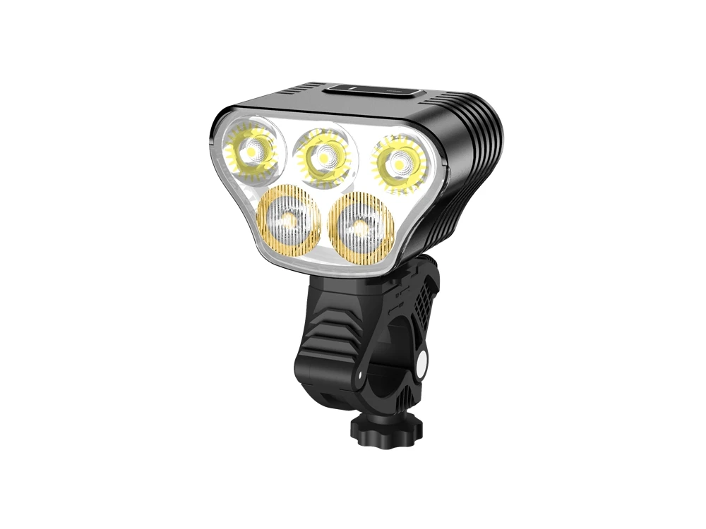 M5 하이라이트 8000 루멘 6-12v 자전거 라이트 5 Led 자전거 라이트 IPX4 상단 방수 전기 자전거 액세서리