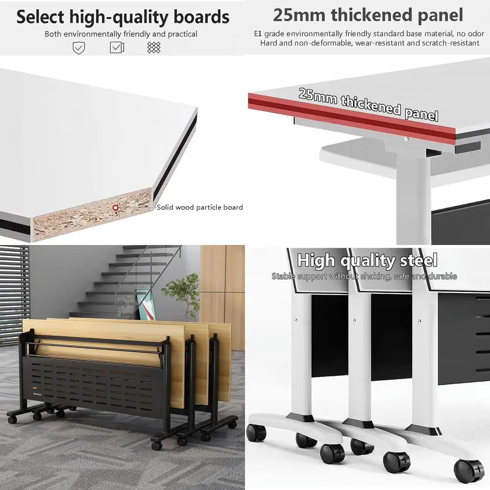 

Универсальные столы для семинаров на колесиках для офисов, аудиторий и учебных помещений