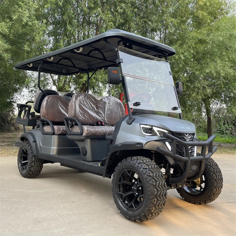 Street Legal 2/4/6 Seater Electric Golf Carts 48V 72V Lithium Battery Golf 5000W UTV Beach Buggy Golf Cart Electric