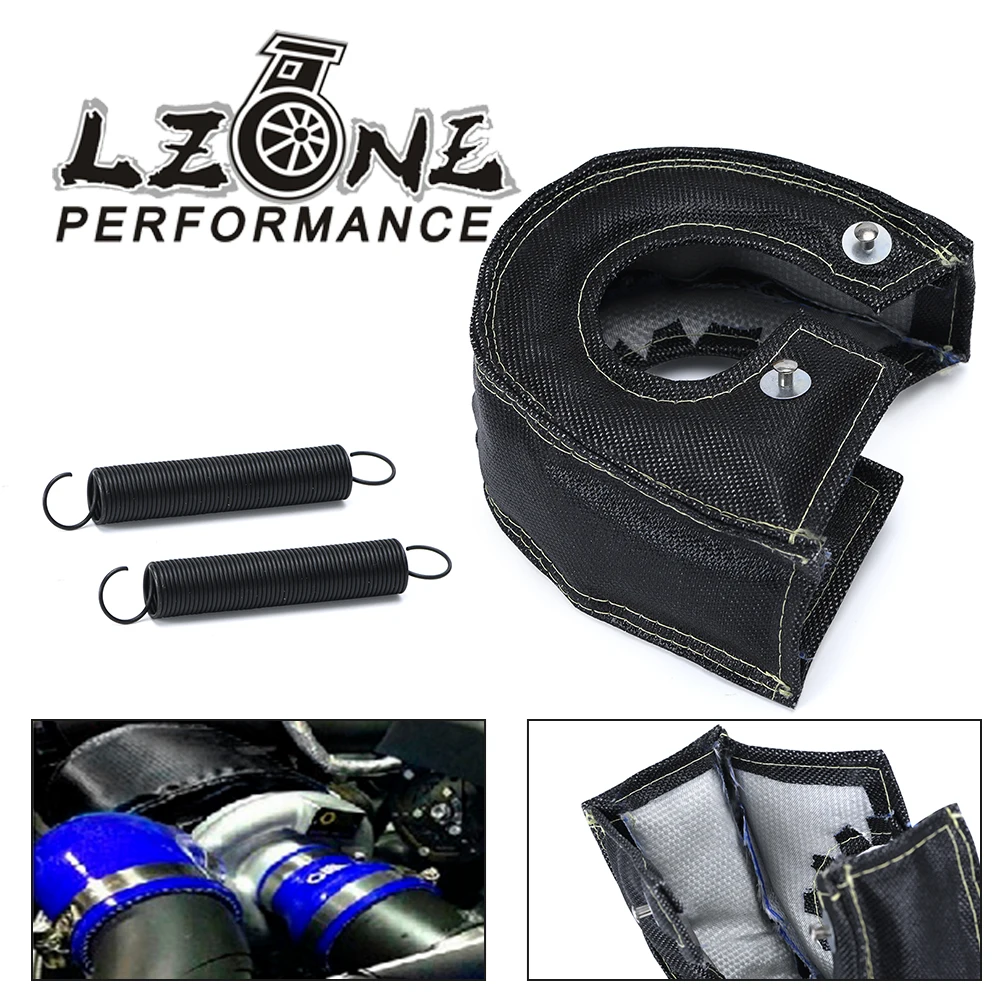 LZONE - T3 turbo blanket (Glass fiber) Black fit :t2 ,t25,t28,gt28,gt30 , gt35, and most t3 turbine housing turbo charger