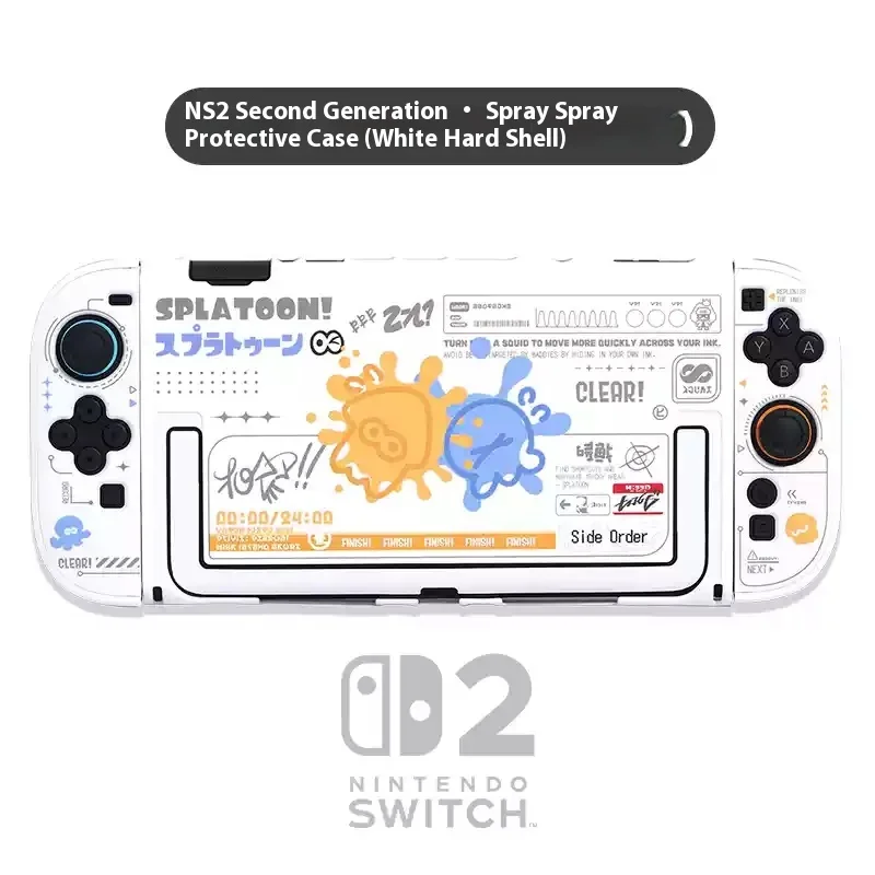 Splatoon 3 Protective Case for Switch 2 - Two-Piece Split Shell