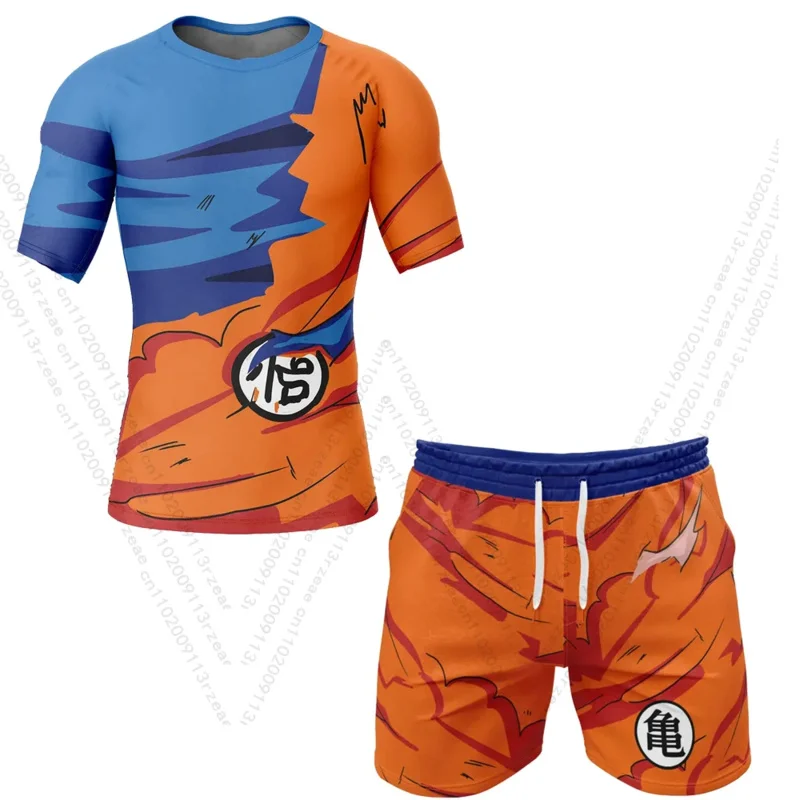 كاندي 2025 دراغون بول زد جوكو أنيمي الرجال السراويل ضغط تجريب طباعة الصالة الرياضية نصف السراويل تنفس الجري سريعة الجافة تأثيري Sp