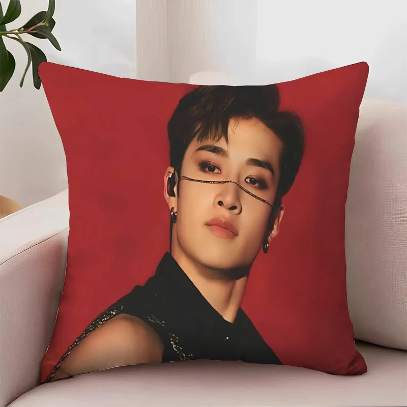 B-Bang Chan Cushion Covers for Decorative Cushions Pillowcases for Pillows 45x45 Home Decor Aesthetic Room Decoration Pillowcase