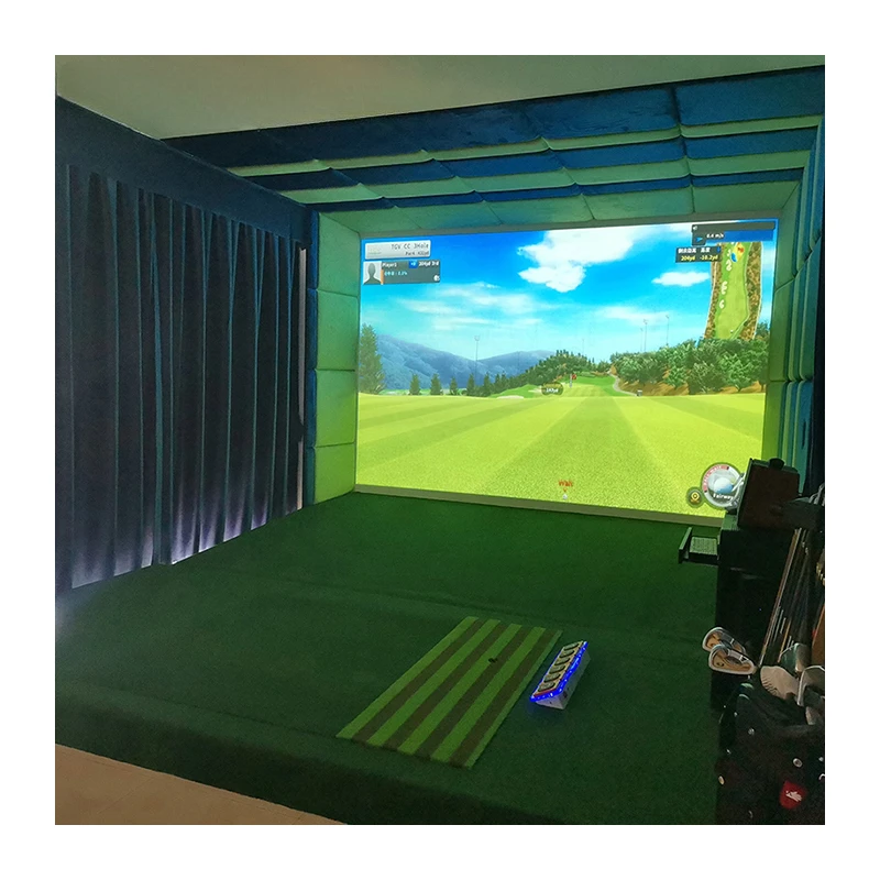 virtual golf simulator realistic performance and accurate data