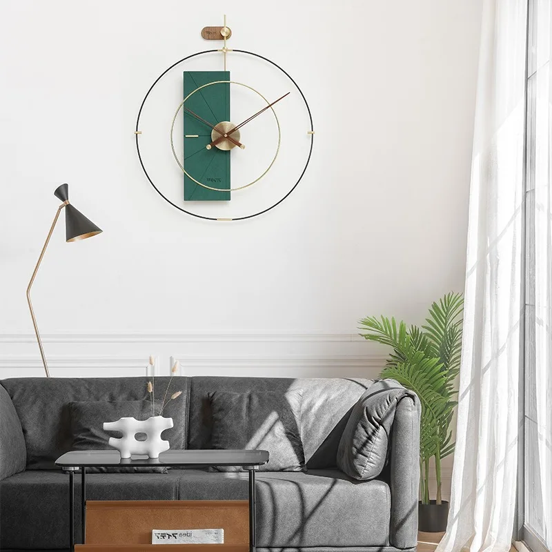 Nordic Decorative wall clocks Modern wall Watch luxury aesthetic Large clocks minimalist Silent elegant living room watches