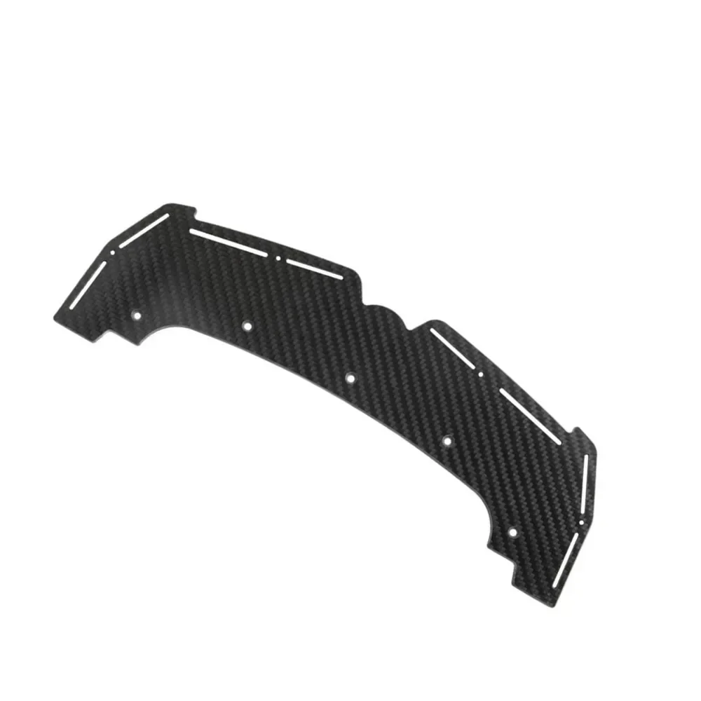 Carbon Fiber Front Bumper Chassis Skid Plate Lower Guard for 1/7 ARRMA LIMITLESS F1 Car