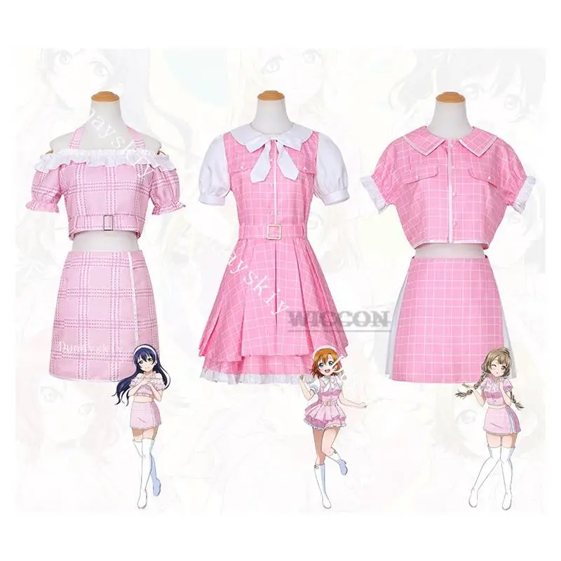 

Anime LoveLive Cosplay Costume Love Live Kotori Minami Umi Eli Honoka Kousaka Lolita Skirts Cosplay Halloween Party Outfit Women