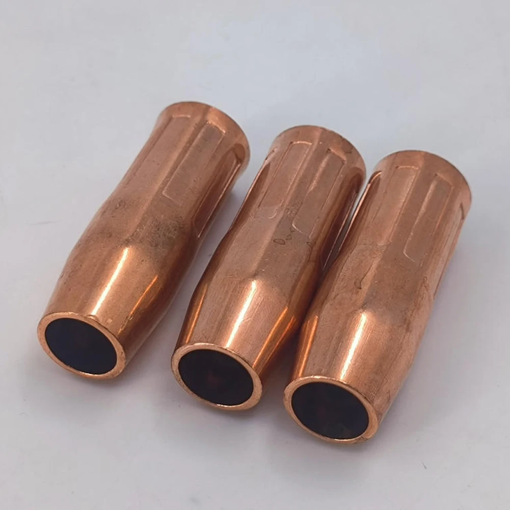 Gas Nozzle for MIG Welding Systems Including 100L and Mini/#1 Conical Copper Design Model 21 50 1/2 Inch 3 Pack