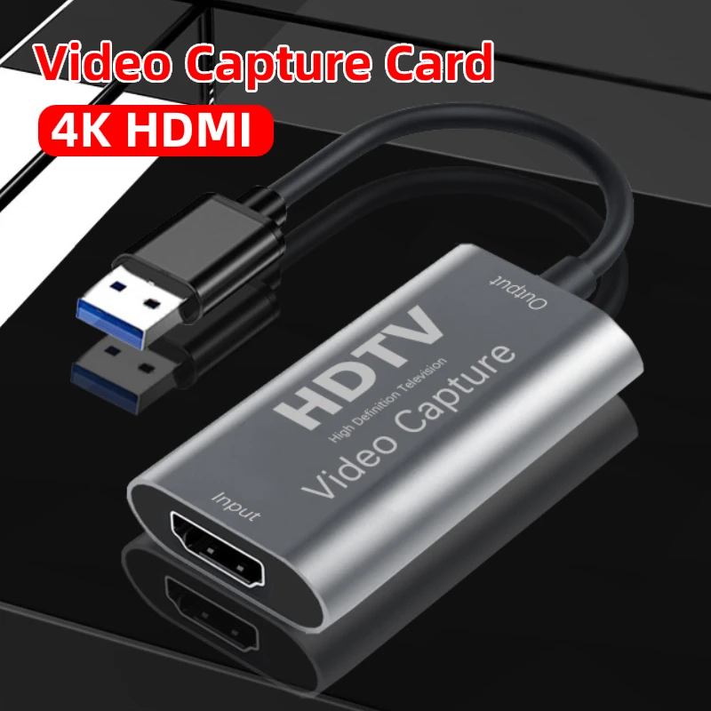 بطاقة التقاط الفيديو للكمبيوتر الشخصي ، صندوق المنتزع ، كاميرا الكمبيوتر ، البث المباشر ، الاجتماع ، HDMI إلى USB ، النوع C ، 4K ، 60Hz