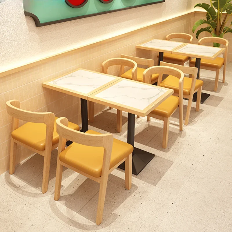 

'Leisure Hotel New Light Luxury Design Restaurant coffee shop chairs and tables Sets Cafe Furniture