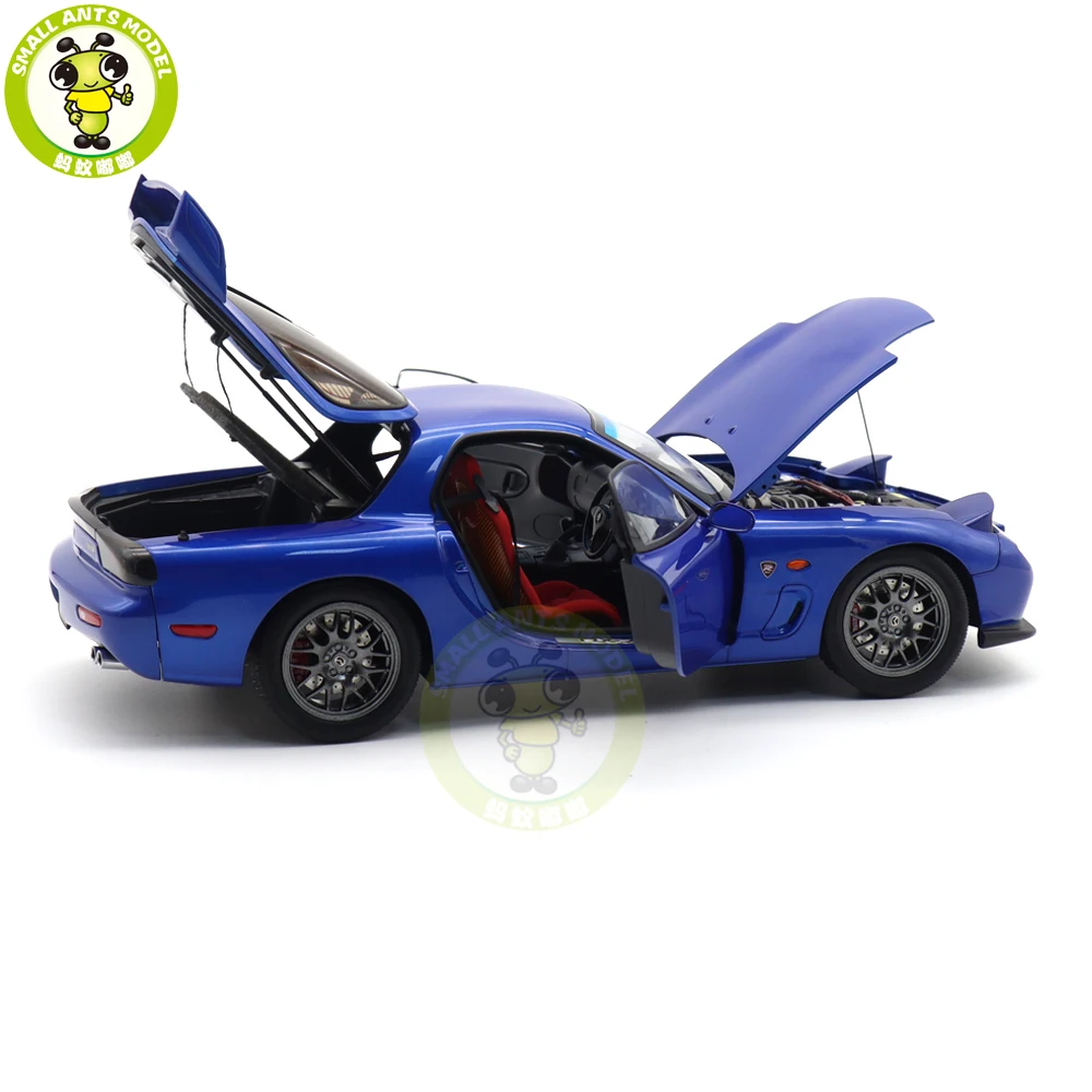 1/18 RX-7 RX 7 Spirit R Polar Master Diecast Model Toy Car Gifts For Father Friends