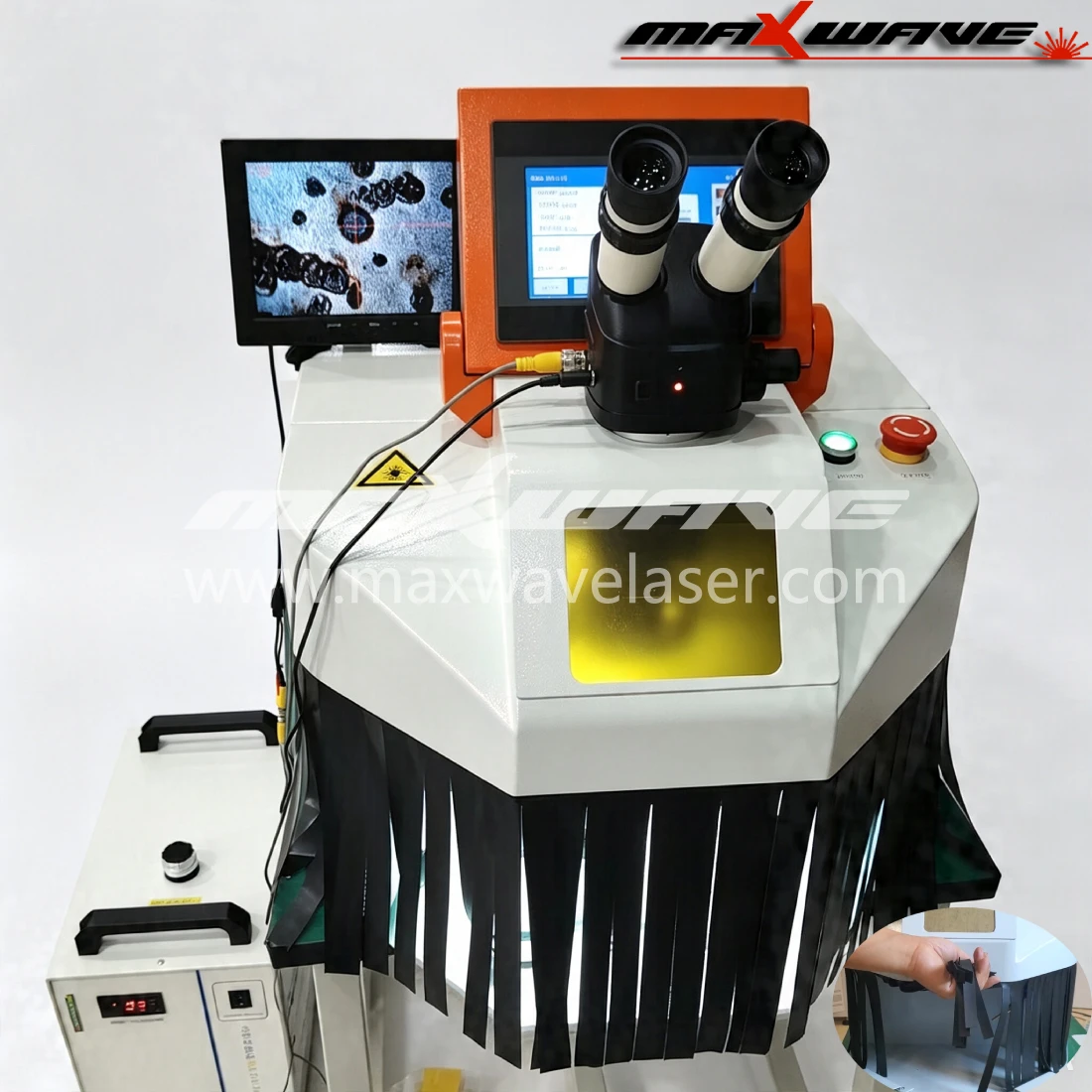 200W YAG Jewelry Welding Machine Benchtop Laser Welder with CCD Camera For Jewelry Dental Watch Pricise Laser spot Micro welding