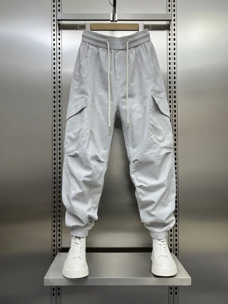 

Новые мужские свободные брюки для активного отдыха и работы, повседневные брюки-харлан, модные, дышащие, удобные, длиной до щиколотки