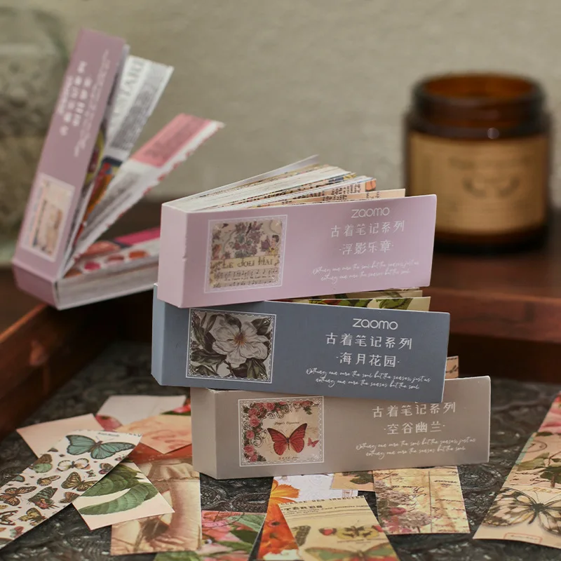 JIANQI 50 sztuk/paczka kreatywny Ins stylowe naklejki książka DIY Scrapbooking estetyczne biurowe kolaż śmieci Journal dekoracyjne naklejki