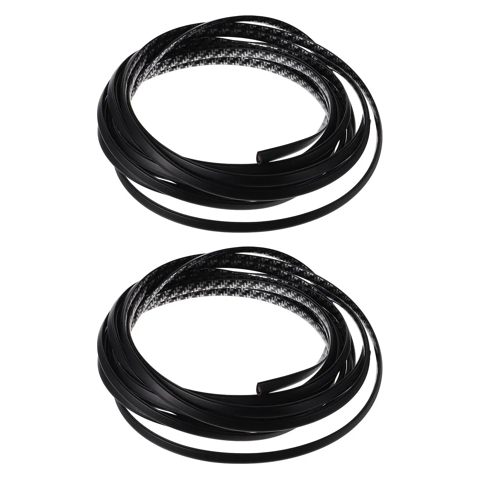 2Pcs Car Door Crash Sticker Protector Flexible Sill Decorative AntiScratch Guards PVC Durable Excellent Simple Practical Easy