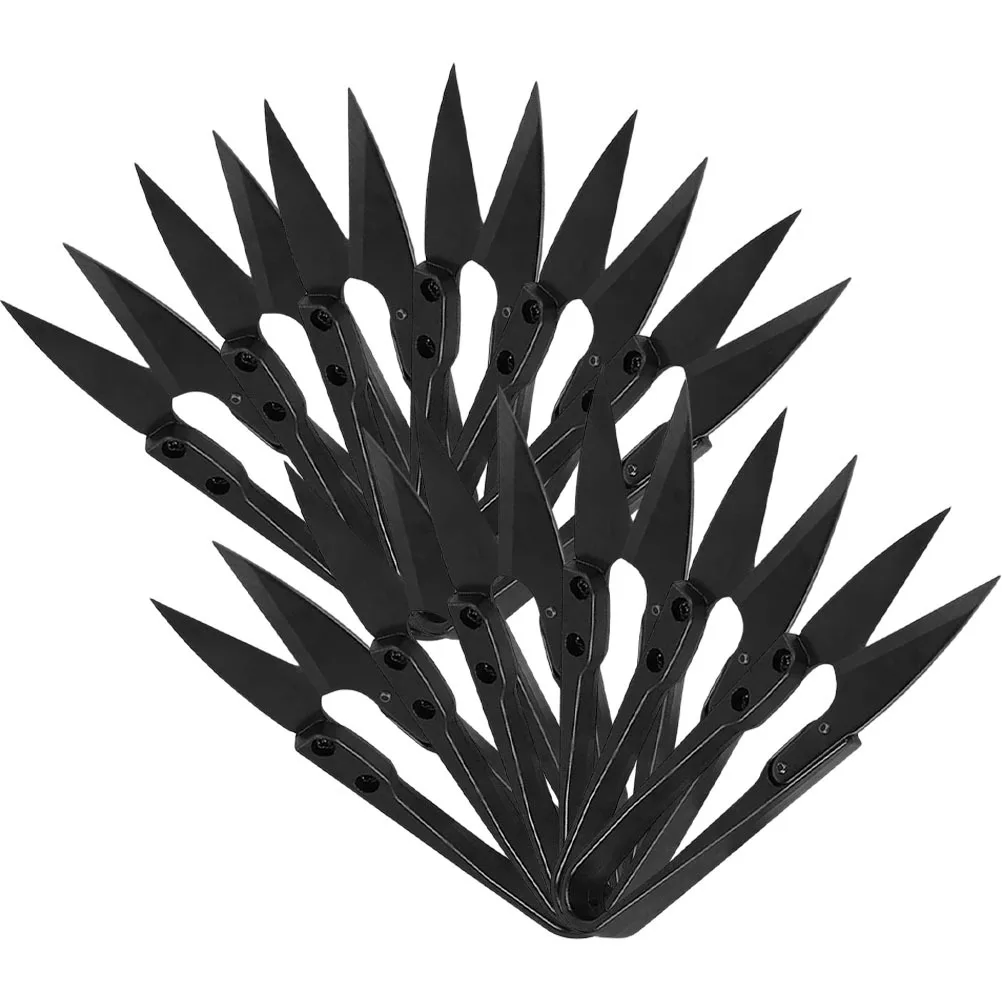 12 قطعة مقص التقليم الدقيق مقبض مريح تصميم يترك المتقلب أداة تشذيب القص البستنة المتقلب زهرة مقص #2