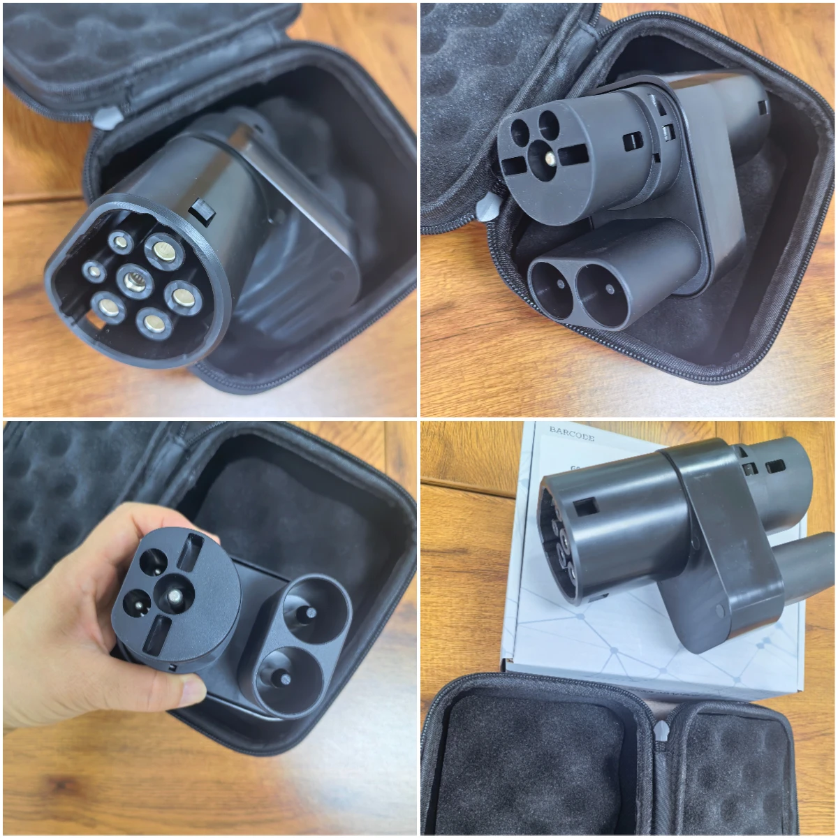 Adattatore per compressore EV per auto da CCS2 a tipo2 UE Adattatore di ricarica per veicoli elettrici CA 210A Convertitore 410V