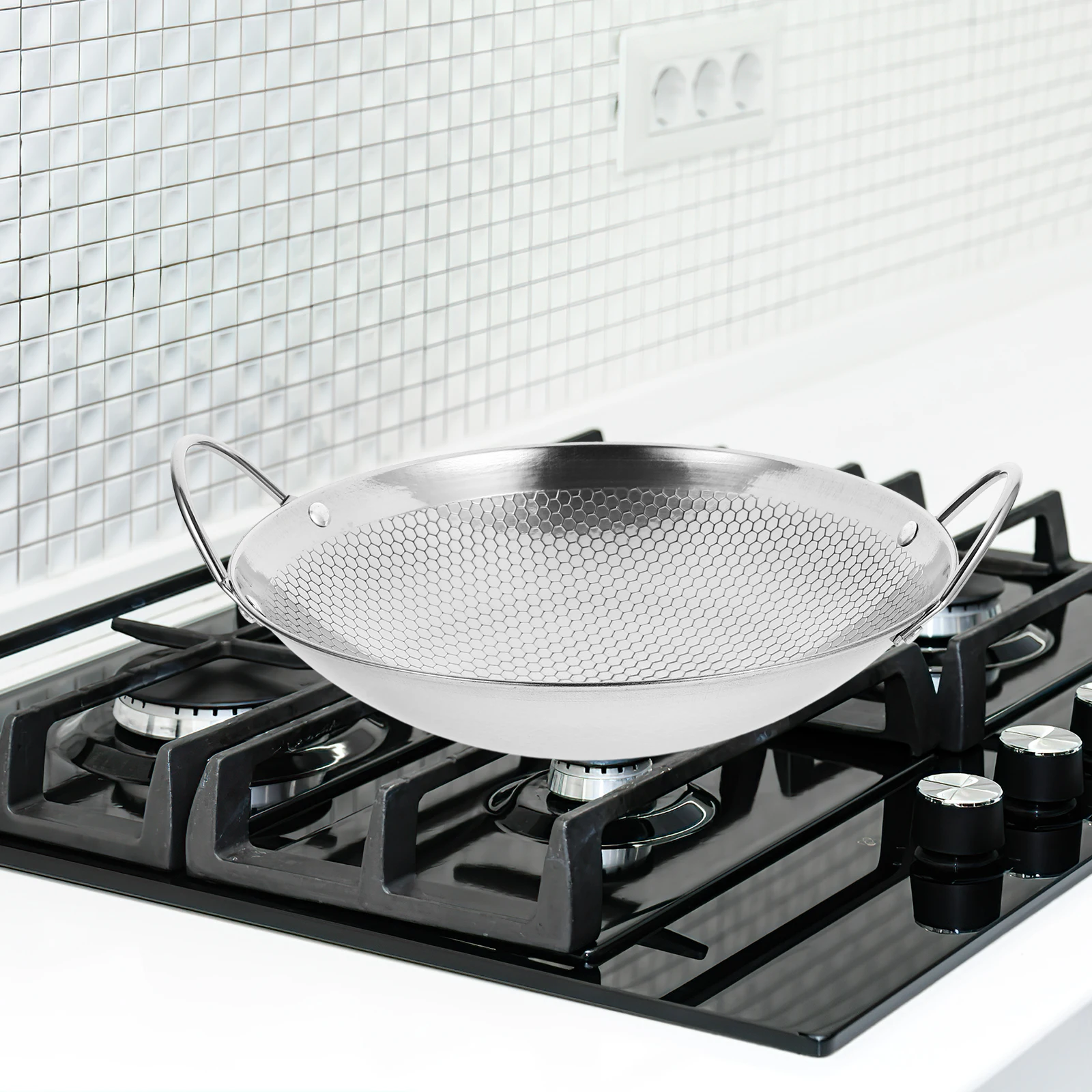 

Stainless Steel Anti-overflow Pot 8 Inch Thick Bottom Double Handles Non-stick Cooking Pots Kitchen Hot Pot Skillet