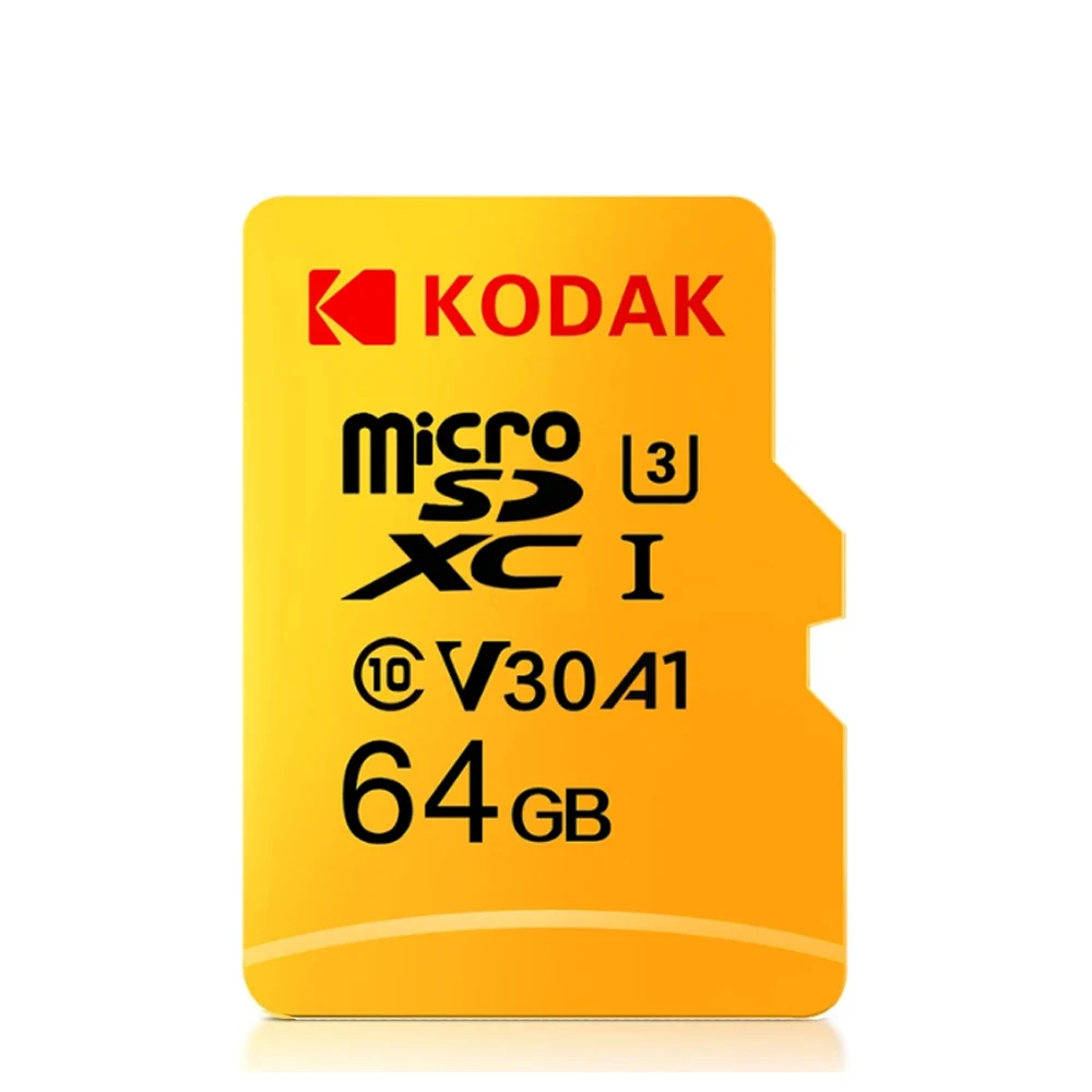 KODAK MicroSD Memory Card 256GB 128GB UP TO 100MB/s Class10 U3 32GB 64GB TF Card Memory Microsd for Samrtphone PC